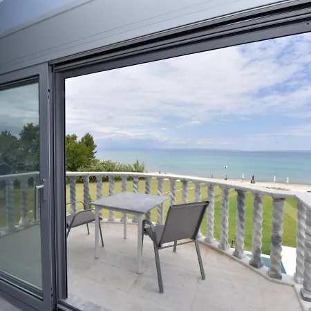 Greece Villas Beach Front Villa Polychrono