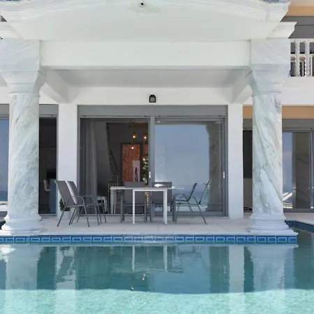 Greece Villas Beach Front Villa Polychrono