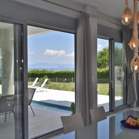 Greece Villas Beach Front Villa Polychrono