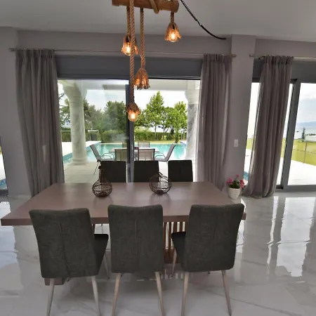 Greece Villas Beach Front Villa Polychrono